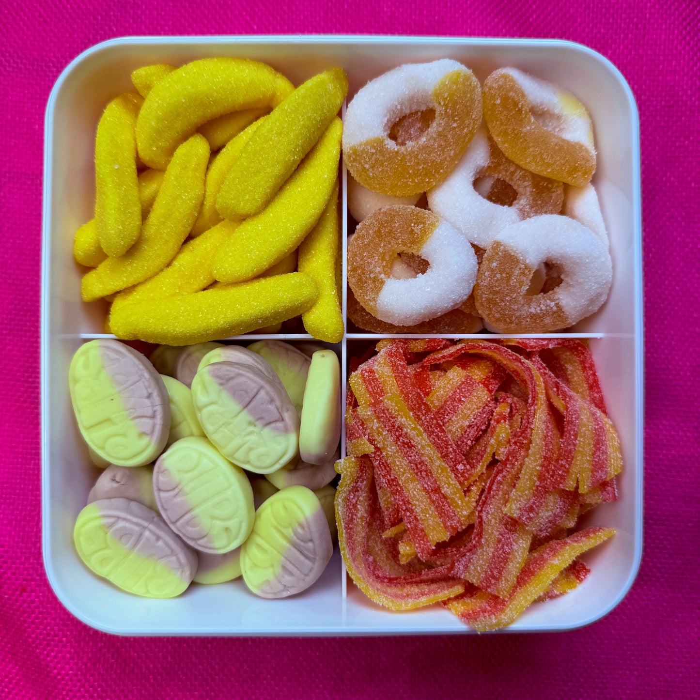 White Mini Snackle Box (1.5 lbs 4 Options)