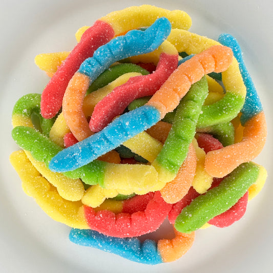 Sour Neon Worms image 0